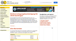 Desktop Screenshot of geldanlage-az.de