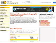Tablet Screenshot of geldanlage-az.de